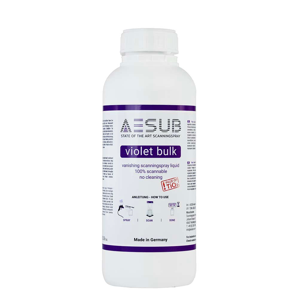 AESUB Violet - Spray de numérisation pour pistolet - 1000 ml