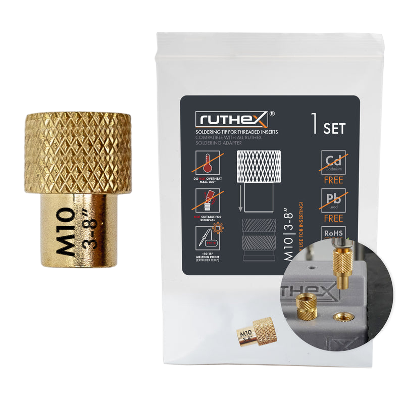 Ruthex - Panne d'insertion pour inserts filetés M10 / 3/8"