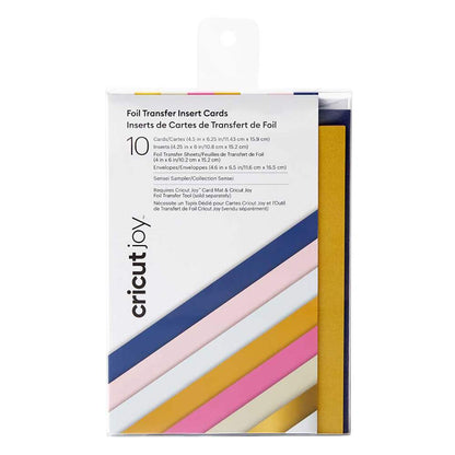 INSERTS DE CARTES DE TRANSFERT DE FOIL CRICUT JOY™, COLLECTION SENSEI