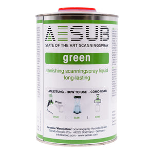 AESUB Green - Spray de numérisation pour pistolet - 1000 ml
