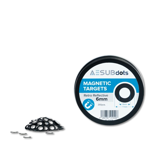 AESUB - Cibles magnétiques AESUBdots HIGH RETRO 6 mm