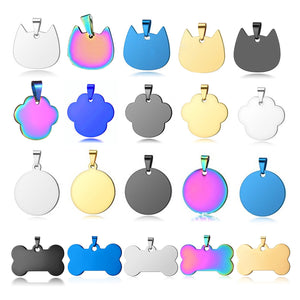 Creality - Médailles métal pour animaux (lot de 20)