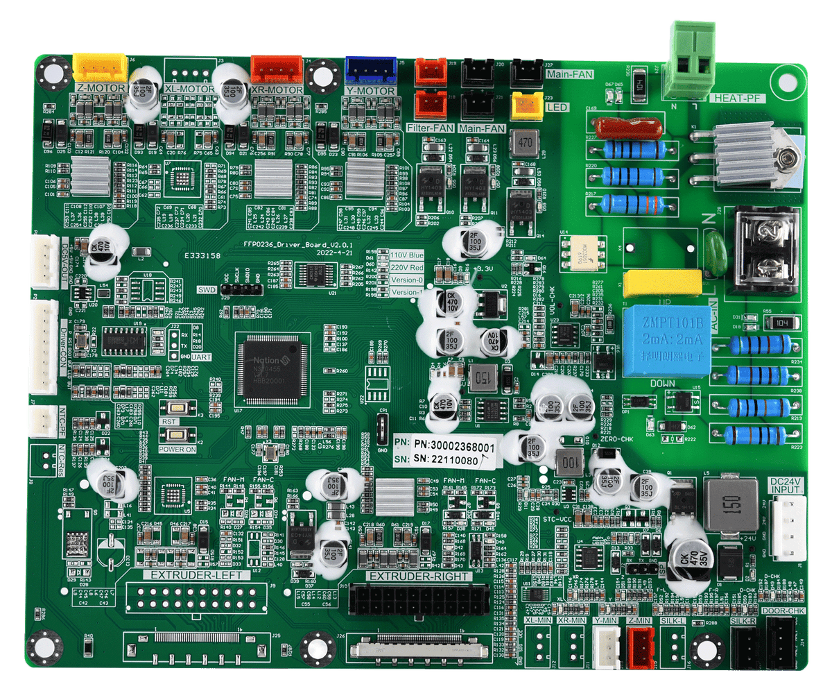 Flashforge - Carte de pilotage pour Guider 3 Ultra / Guider 3 Plus