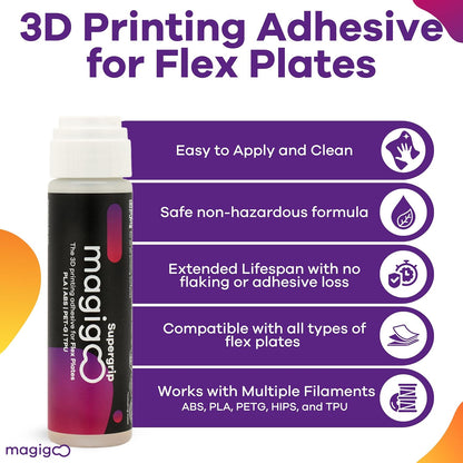 Magigoo Supergrip - Adhésif pour plateaux flexibles - 50 ml