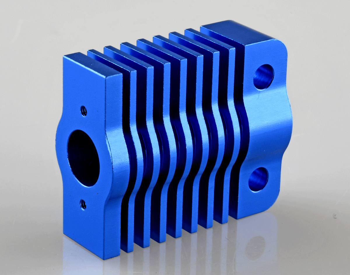 Phaetus - Corps de dissipateur Dragonfly BMS bleu