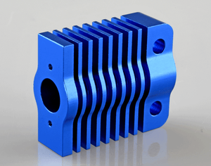 Phaetus - Corps de dissipateur Dragonfly BMS bleu