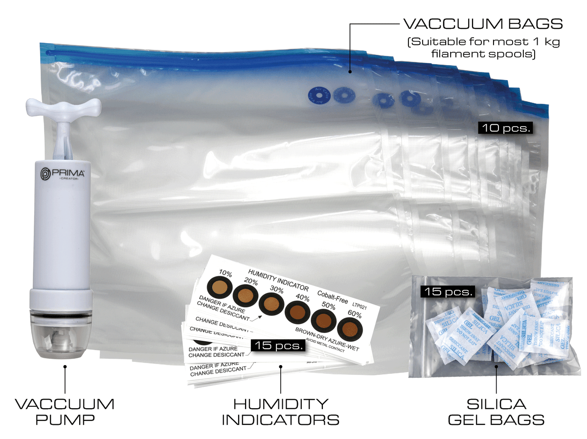 PrimaCreator - Kit de stockage sous vide pour filaments