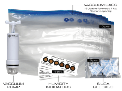 PrimaCreator - Kit de stockage sous vide pour filaments
