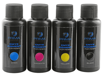 PrimaCreator - Kit de pigments CMJN pour résine (4 x 30 ml)