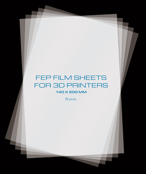 PrimaCreator - Feuilles de film FEP 140 × 200 mm - lot de 5