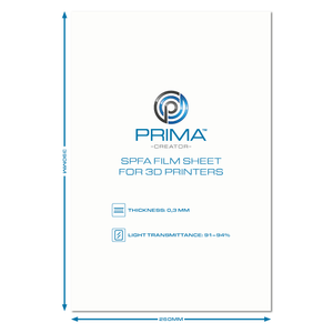 PrimaCreator - Film SPFA 260 × 390 mm pour imprimantes résine