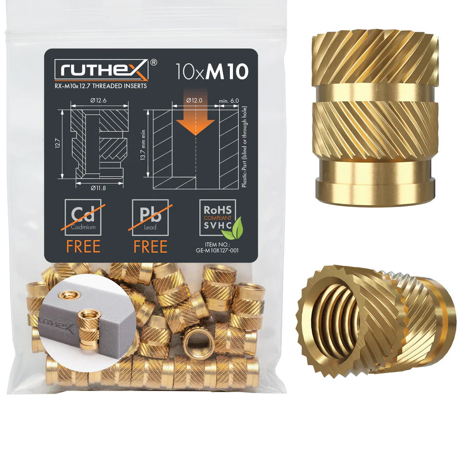 Ruthex - Inserts filetés pour impression 3D