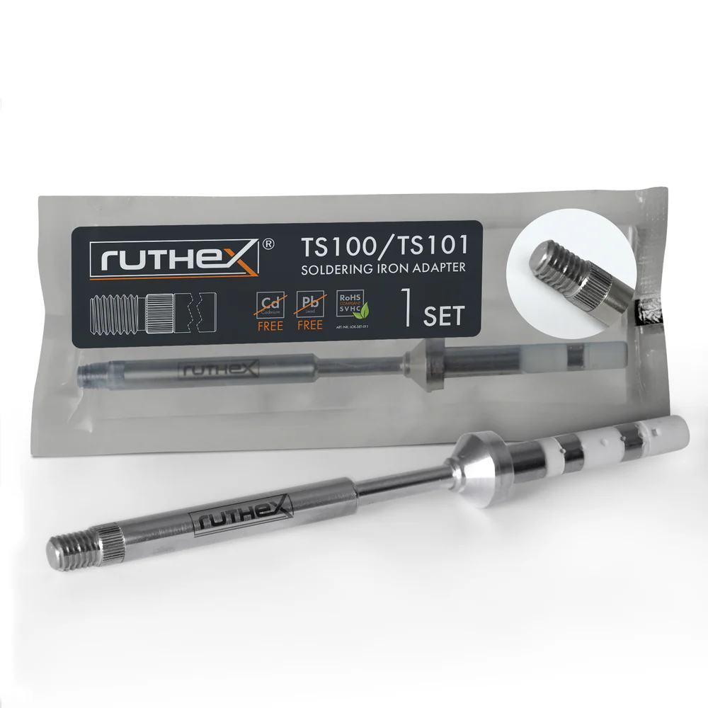 Ruthex - Adaptateur de pannes pour fer TS100 / TS101 / Pinecil