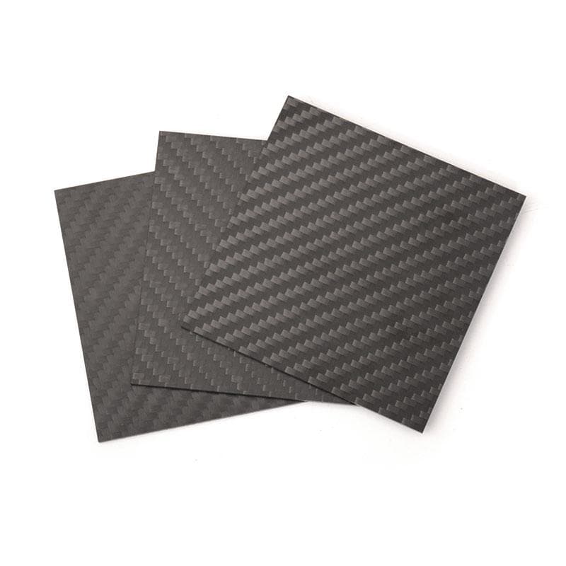 Snapmaker - Plaques de fibre de carbone 80 × 80 × 2 mm - lot de 3