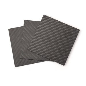 Snapmaker - Plaques de fibre de carbone 80 × 80 × 2 mm - lot de 3