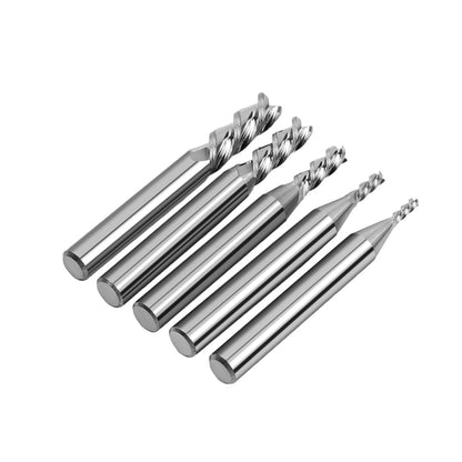 TwoTrees - Fraises carbure HRC55 3 dents pour CNC - lot de 5
