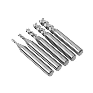 TwoTrees - Fraises carbure HRC55 3 dents pour CNC - lot de 5