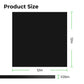 xTool - Plaques acrylique noir opaque brillant 1 mm (lot de 10)