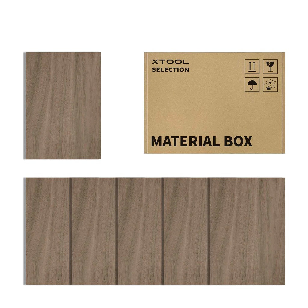 xTool - Contreplaqué noyer 3 mm - lot de 6