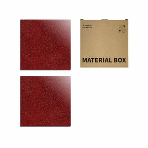 xTool - Plaques acrylique pailleté rouge 3 mm - lot de 2
