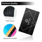 xTool - Cartes de visite aluminium noir brillant - lot de 300