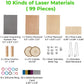 xTool - Pack de matériaux laser (10 matériaux)