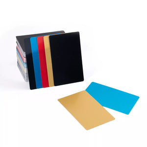 xTool - Cartes de visite aluminium multicolores - lot de 300